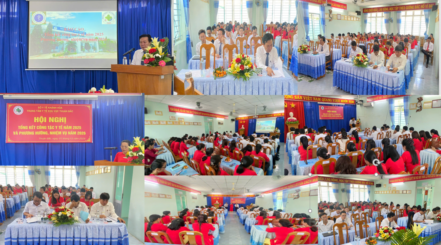 HỘI NGHỊ TỔNG KẾT CÔNG TÁC Y TẾ NĂM 2025 VÀ PHƯƠNG HƯỚNG NHIỆM VỤ 2026